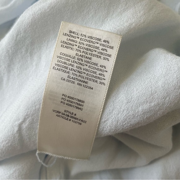 ARITZIA Wilfred Novella Dress Baby Blue Size 4 - Picture 11 of 11